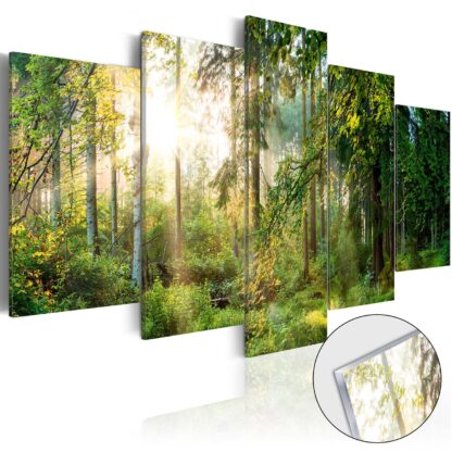Artgeist billede - Green Sanctuary på plexiglas, to størrelser 100x50