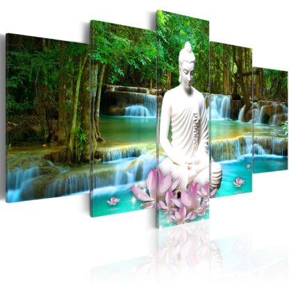 Artgeist billede - Zen Waterfall, på lærred 100x50