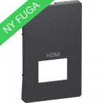 LK FUGA® Afdækning f/HDMI udtag 1,5 modul, koksgrå