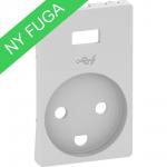 LK FUGA® Afdækning f/Stikkontakt med USB udtag 1,5 modul, hvid