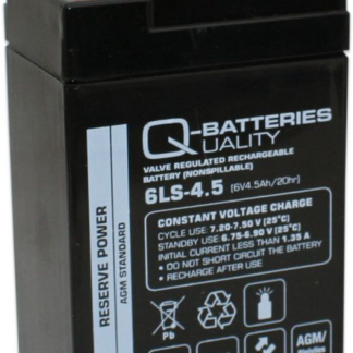 6 volt 4,5 Ah. bly batteri
