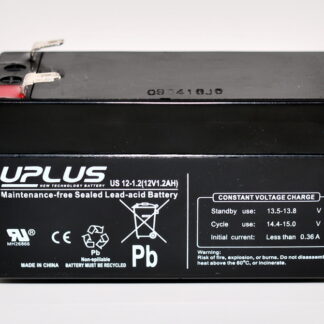 Uplus 12 volt 1,2 Ah batteri (AGM)