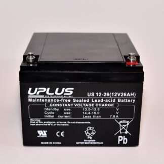 Uplus 12 volt 26 Ah. batteri (AGM)
