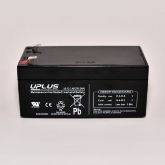 Uplus 12 volt 3,4 Ah. batteri (AGM)