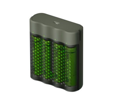 GP ReCyko Speed-oplader (USB), inkl. 4 stk. AA 2600mAh NiMH-batterier