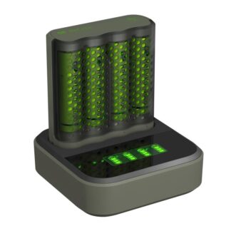 GP ReCyko Speed-oplader (USB) med ladestation, inkl. 4 stk. AA 2600 mAh NiMH-batterier