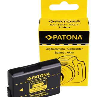 PATONA Battery EN-EL14 ENEL14 f. NIKON P7100 P7000 D5100 D3200 D3100