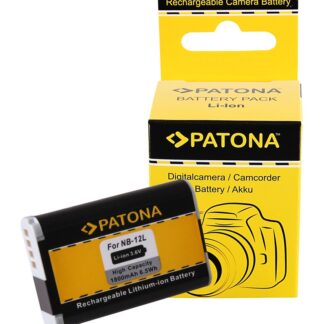 PATONA Battery for Canon NB-12L LEGRIA mini X VIXIA mini X PowerShot G1