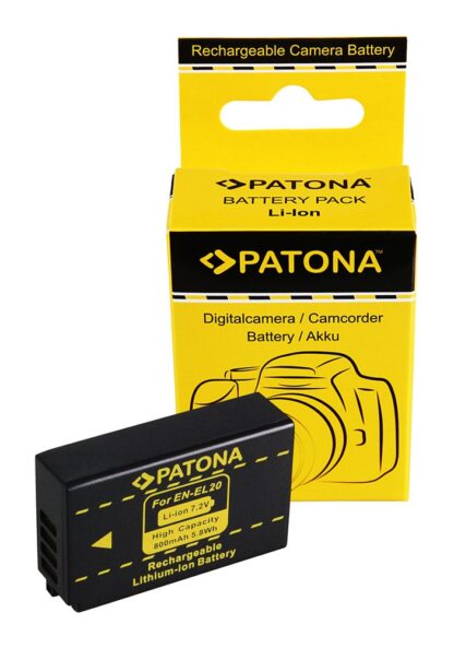 PATONA Battery for Nikon 1J1 EN-EL20 1 J-1 J1 BATTERIE ACCU Nikon ENEL20