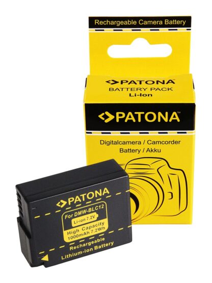 PATONA Battery for Panasonic DMW-BLC12 E Lumix DM FZ200 BLC12 BLC12PP