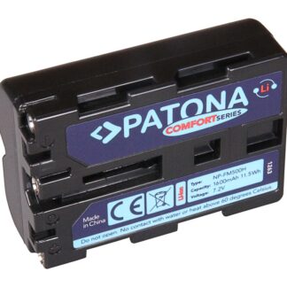 PATONA Comfort Battery f. Sony NP-FM500H Alpha DSLR-A100 DSLR-A100H 57 65