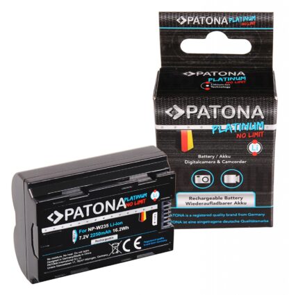PATONA Platinum Battery f. Fuji FinePix NP-W235 XT-4 XT4 Fujifilm