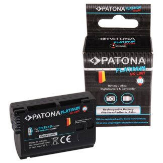 PATONA Platinum Battery f. Nikon EN-EL15b D7000 D7100 D600 D610 D800 D800E D810 D850 Z7 V1
