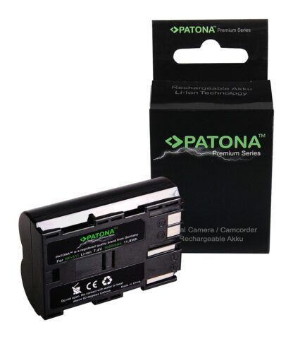 PATONA Premium AKKU f. CANON BP-511 5D 40D 10D D60 PowerShot G1 G2 G6