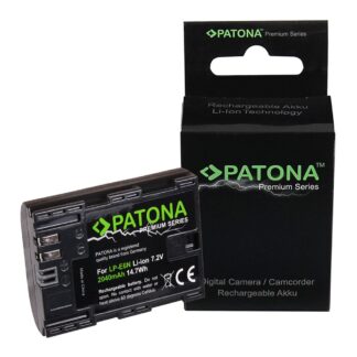 PATONA Premium Battery f. Canon LP-E6N LPE6N XC10 EOS 90D 80D 7D 70D 6D 60D EOS R