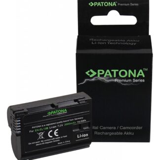 PATONA Premium Battery f. NIKON 1 V1 EN-EL 15 EN EL-15B ENEL 15 D7000 D800 D600 Z6 Z7