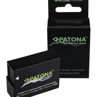 PATONA Premium Battery f. Panasonic DMW-BLC12 Lumix DMC FZ200 Lumix DMC G6 G5 GH2