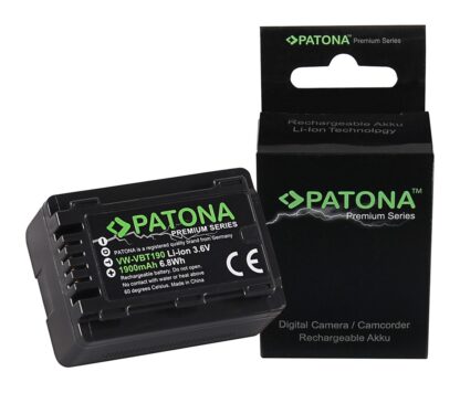 PATONA Premium Battery f. Panasonic VW-VBT190 HC-V757 V777 VX878 WX979