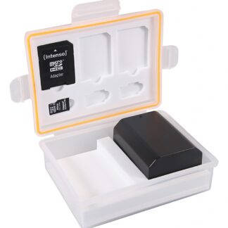 PATONA Storage box for batteries and memory cards f. Canon LP-E6 Sony NP-FZ100 Nikon EN-EL15