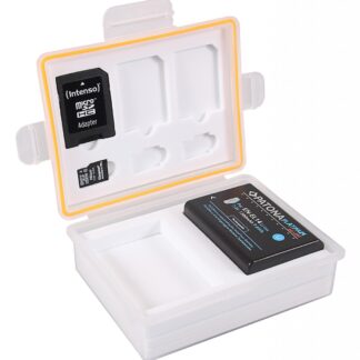 PATONA Storage box for batteries and memory cards f. Canon LP-E8 Nikon EN-EL14 Fuji NP-95 Pentax D-Li109