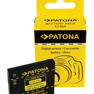 PATONA battery f. Panasonic DMC-FH2 FH5 FH7 FH25 DMW-BCK7E