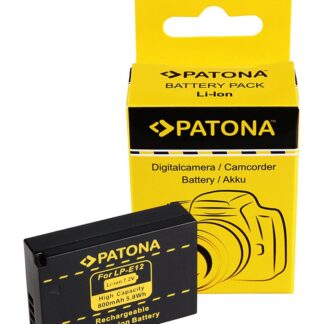 PATONA battery for Canon LPE12 LPE-12 Canon EOS M
