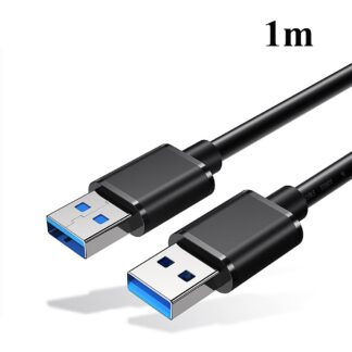 ESSAGER - USB 3.0 (Han) til USB 3.0 (Han) adapter kabel 1m - Sort