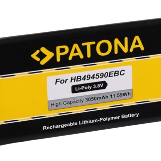 PATONA Battery f. Huawei Ascend G620, G620s, G620S-L02, G620S-L03, G628, G628-TL00, HB494590EBC