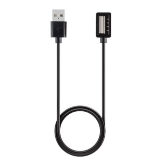 Suunto Spartan / Spartan Ultra / Sport - Magnetisk USB oplader kabel 1m - Sort