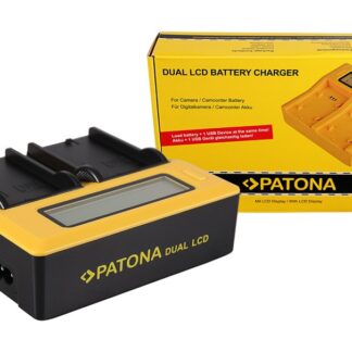PATONA Dual LCD USB Charger for Canon BP208 BP308 BP-308 BP315 BP-315
