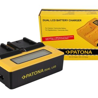 PATONA Dual LCD USB Charger for Canon BP508 BP-508 BP512 BP-512 BP522 BP-522