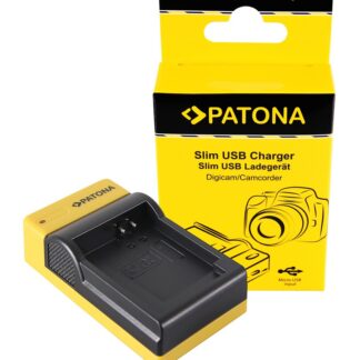 PATONA Slim micro-USB Charger f. Canon NB-13L PowerShot G5 X G5X G7 X G7 X Mark II G7X G9 X G9X