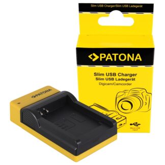 PATONA Slim micro-USB Charger f. Canon NB-4L Digital Ixus i zoom i zoom ï¿½i7 ï¿½i7 800 IS 850 IS