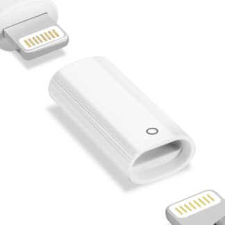 Lightning 8 pin oplader adapter til Apple Pencil - Hvid