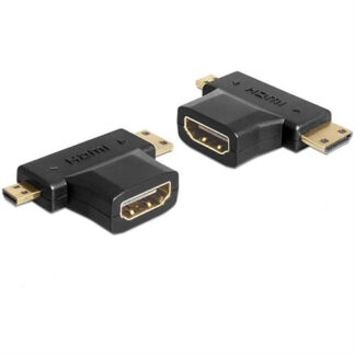 DeLOCK HDMI til mini HDMi & micro HDMI adapter - 4K, Ultra HD @ 30 Hz