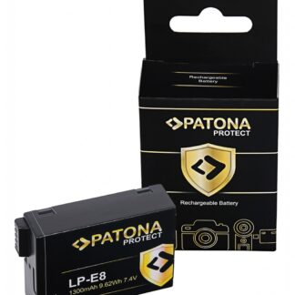 PATONA PROTECT Battery f. Canon EOS 550D 600D 650D 700D LPE8 LP-E8 LP-E8+