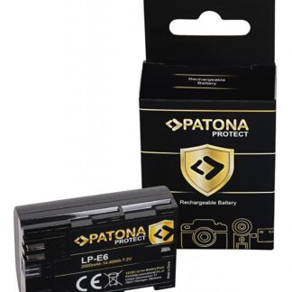 PATONA PROTECT Battery f. Canon LP-E6 LPE6 EOS R EOS 60D 70D 5D 6D 7D Mark III
