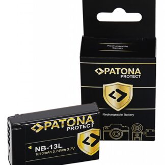 PATONA PROTECT Battery f. Canon NB-13L Canon PowerShot G7X G5X G9X G7X Mark II