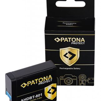 PATONA PROTECT Battery f. GoPro Hero 8 AHDBT-801 Hero 7 AHDBT-701 Hero 6 Hero 5 AHDBT-501