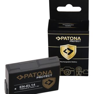 PATONA PROTECT Battery fully decoded f. Nikon EN-EL14 Coolpix P7800 P7700 P7000 D5300