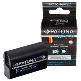 PATONA Platinum Battery f. DMW-BLK22 DC-S5 G9 GH5 GH5S