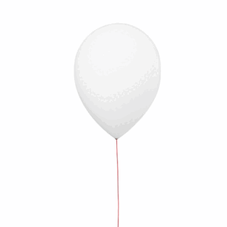 Estiluz Balloon LED Væglampe Hvid