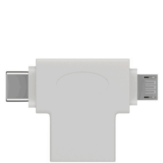 Goobay USB 3.0 SuperSpeed Micro-B T-Adapter - Hvid