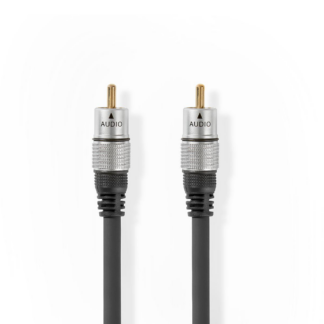 Premium Digitalt lydkabel phono kabel - RCA han til RCA han - 2.5m