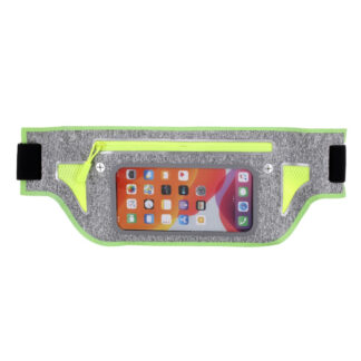 Sports/løbe bæltetaske til iPhone/smartphone op til 165x80 mm - Grøn