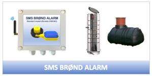 SMS-Styring Brønd alarm (direkte 230VAC tilslutning)