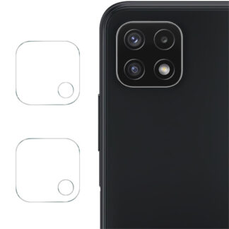 Samsung Galaxy A22 5G - Ultraklar hærdet beskyttelsesglas til kamera linsen - 2 stk.
