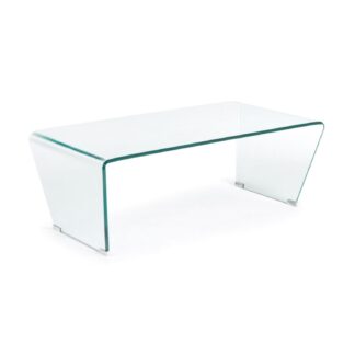 LAFORMA Burano sofabord, rektangulær - klar glas (120x60)