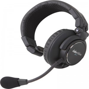 Datavideo HP-1E One Ear Headphone with mic. - Headset
