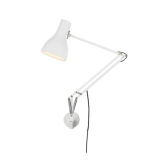 Anglepoise Type 75 Lampe M. Vægbeslag Alpine White